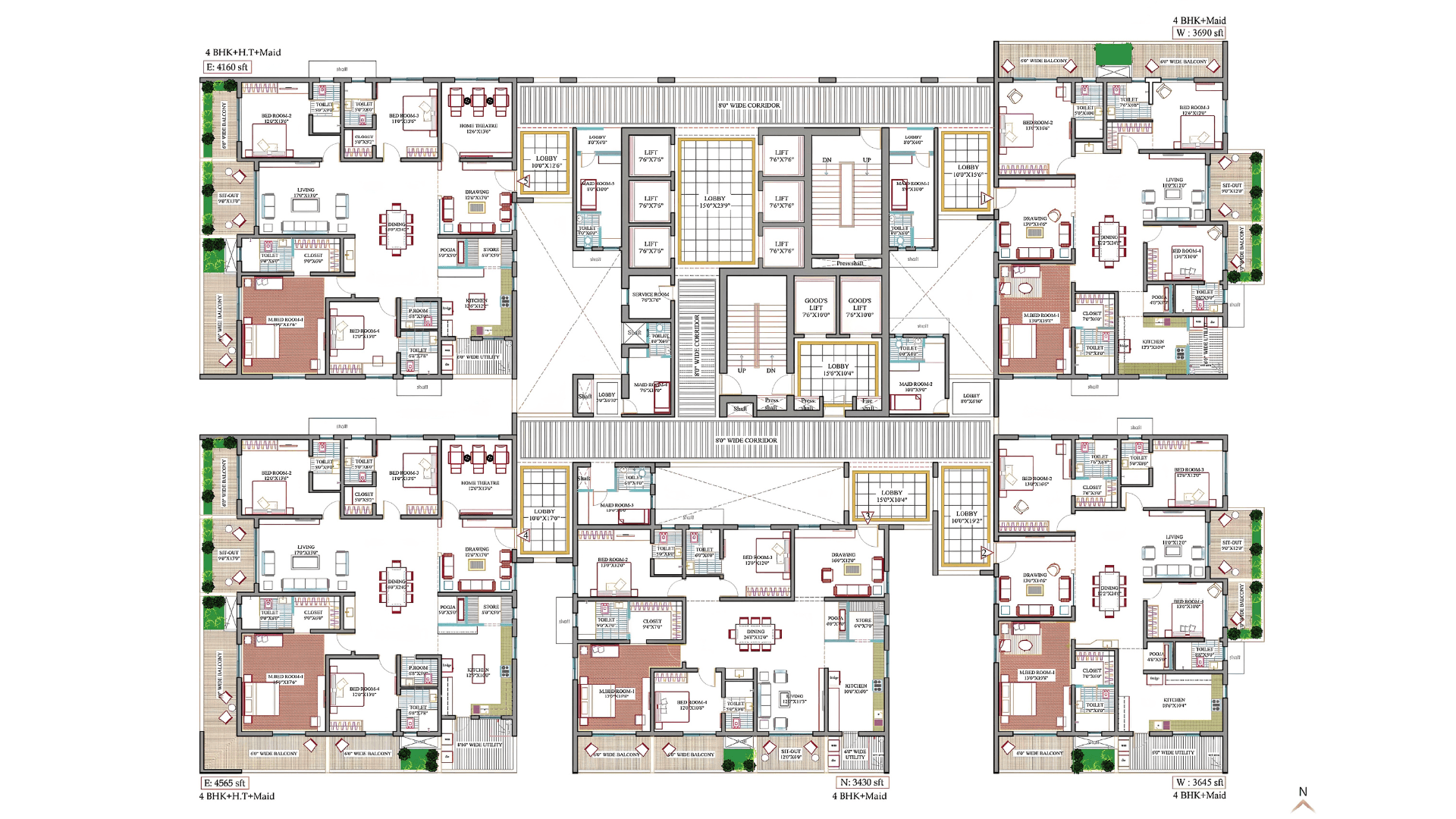 Tower B Floor Plan